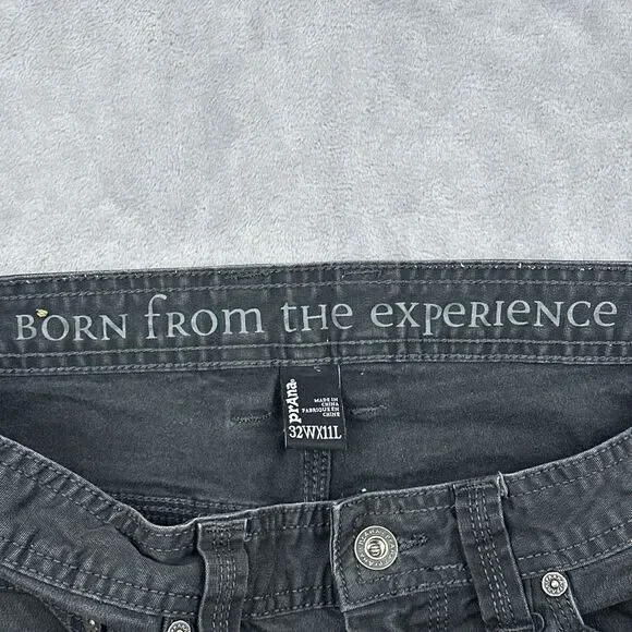 prAna Bronson Shorts Mens Size 32 Charcoal Gray Stretch Outdoor Hiking Gorpcore - Picture 8 of 11